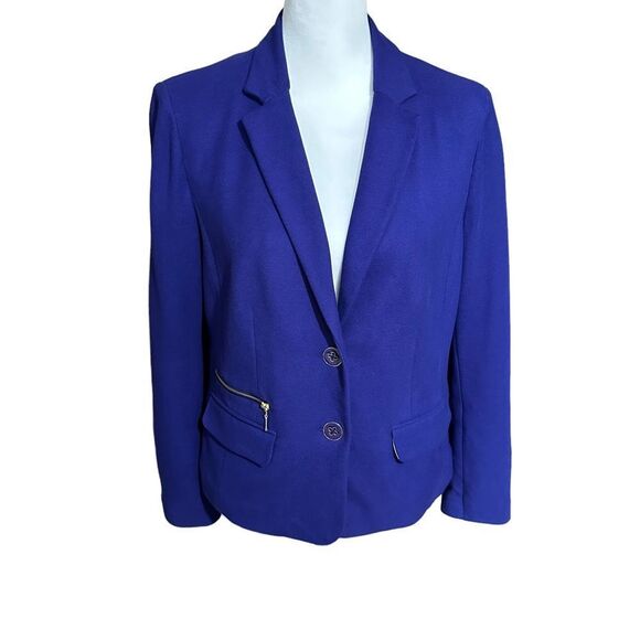 Chicos Purple Lined 2 Button Blazer / Jacket NWOT - Picture 1 of 11